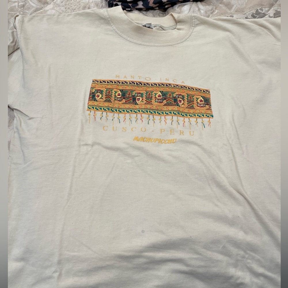 Machu Picchu Cream T-Shirt